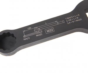 Ключ для тормозных суппортов грузовых автомобилей 3/4" 22мм 12-гранный JTC JTC5595M22 JTC TOOLS
