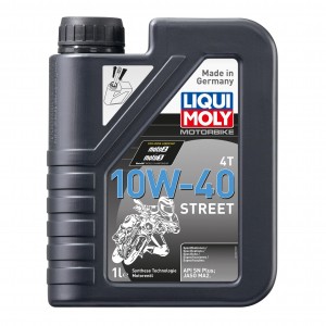 Масло моторное синтетическое НС-для 4-т мотоц Motorbike 4T Street 10W-40 SN Plus 1521 LIQUI MOLY