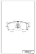 Колодки торм. дисковые пер. Suzuki Ignis 00-03, Daihatsu YRV 1.3i 4WD 01- D0045M D0045MH MK KASHIYAMA