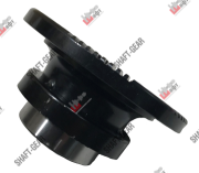 Фланец хвостовика редуктора 180x4 с насечкой H=90 крупный шлиц z=8 AZ9128320014 SHAFT