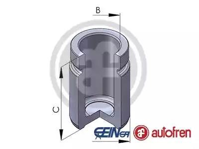 Поршень MITSUBISHI Lancer (00-11) суппорта тормозного заднего AUTOFREN D025253 AUTOFREN SEINSA