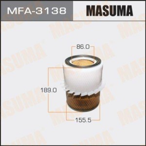 фильтр воздушный!\ Mitsubishi L200/Pajero 2.5D/TD/2.8D 90> MFA-3138 MASUMA