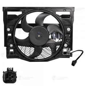 Э/вентилятор кондиц. для а/м BMW 3 E46)(98-)(с кожухом) LFAC2618 LFAC 2618 LUZAR