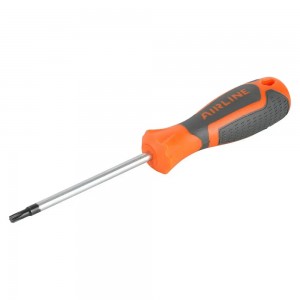 Отвертка TORX TX27x100мм с эргономичной рукояткой магнитная, пласт.подвес (ATBX0 ATBX010 AIRLINE