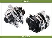 Генератор TOYOTA Corolla (E151) (08-) 14В 100А TESLA TECHNICS TT11322 TESLA TECHNICS