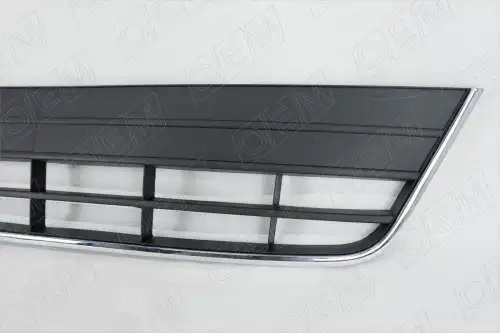 Решетка в бампер нижняя Volkswagen Tiguan 1 2011-2016, под накладку OEM3711 OEMPARTS