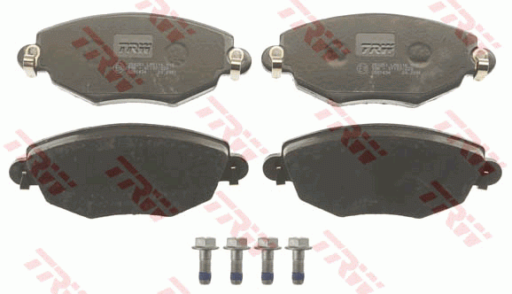 Колодки тормозные FORD Mondeo 3 (1.8i/2.5i/2.0D) (00-) JAGUAR X-Type передние (4 GDB1434 TRW