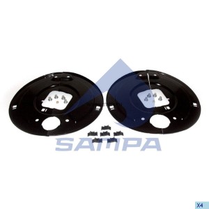 Щиток BPW барабана тормозного пылезащитный (комплект на ось, 120 SN4218-2) SAMPA 070.516 SAMPA