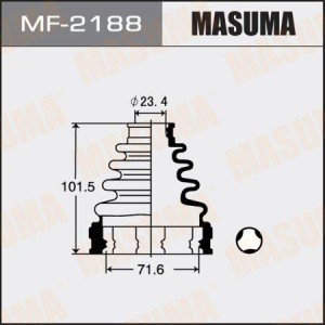 пыльник ШРУСа внутреннего!\ Toyota Camry ACV30 01-05 MF-2188 MASUMA