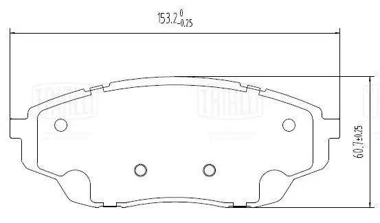 Колодки торм. BYD Song Plus DM-i Champion (20-) диск. перед. (PF 3211) PF 3211 TRIALLI