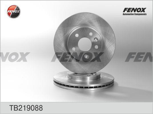 Диск тормозной Chevrolet Aveo (T300) 11-, Cruze 09-, Opel Astra J 09-  2шт TB219088 FENOX