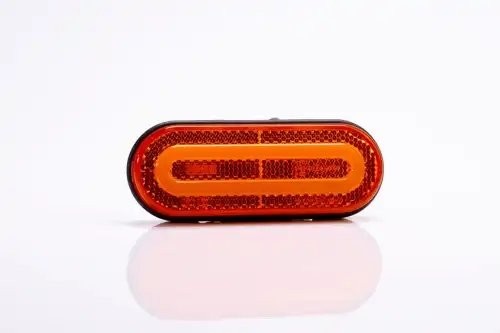 фонарь габаритный! LED, желтый, 120х47, с проводом 0.5м\ FT072ZLED FRISTOM