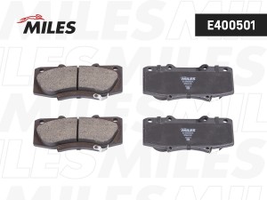 Колодки тормозные передние (Смесь Low-Metallic) TOYOTA HILUX 05- (TRW GDB3534) E E400501 MILES