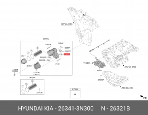 УПЛОТНИТЕЛЬНОЕ КОЛЬЦО 263413N300 263413N300 HYUNDAI KIA