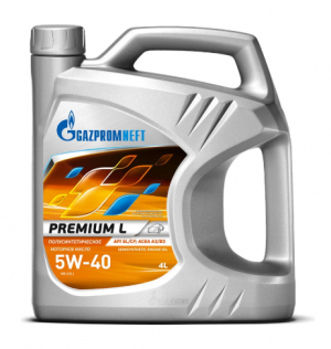 Масло моторное GAZPROMNEFT Premium L SL/CF 5W40 синт.4л 2389900122 GAZPROMNEFT