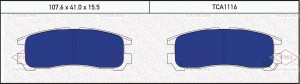 MITSUBISHI GALANT/PAJERO PININ 107.7x40.1x15.5ММ TCA1116 TATSUMI