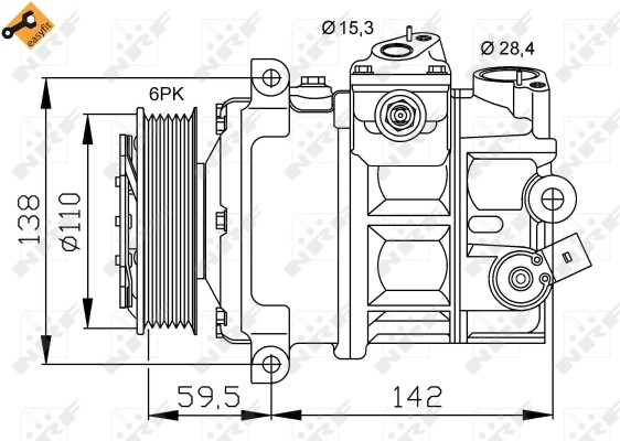 SEAT / SKODA / VW 32147 NRF