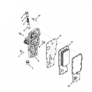 Плунжер регулятора давления масла КАМАЗ Камминз ISBe, ISDe (4896404) (Haffen) 0753 HAFFEN