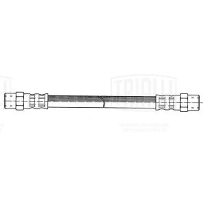 Шланг торм. VW Passat B3/B4 (88-) зад. внутр. L=185мм (BF 4810) BF 4810 TRIALLI