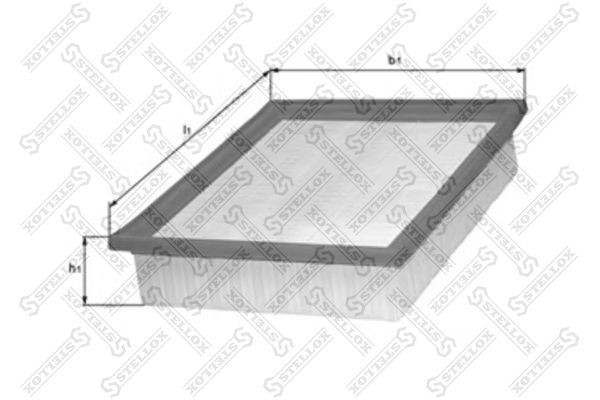 фильтр воздушный!\ MB Vito 2.0/2.3D 96> 71-00678-SX STELLOX