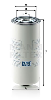 Маслоотделитель винтового компрессора LB962/2 LB 962-2 MANN FILTER