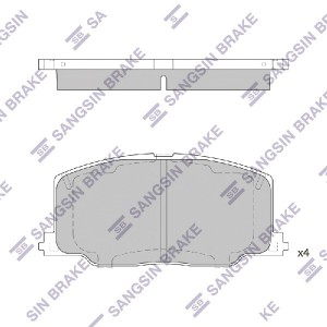Колодки тормозные TOYOTA Camry (88-90) передние (4шт.) SANGSIN SP1436 SANGSIN