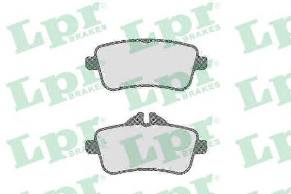 Колодки тормозные дисковые 05P1817 05P1817 LPR