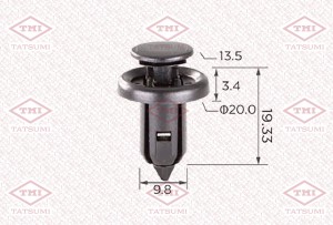 Клипса автомобильная [упаковка 10 штук] HONDA TJB1066 TJB1066 TATSUMI
