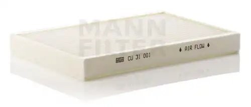 Фильтр воздушный кабины (салонный) CU31001 Mann-Filter CU 31 001 MANN FILTER