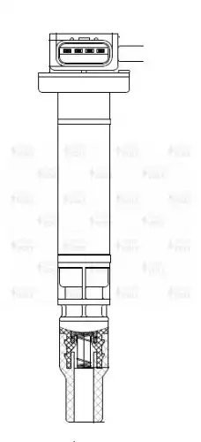 Катушка зажигания для а/м Toyota Land Cruiser (J12) (02-) 2.7i (SC 1903) SC 1903 START VOLT