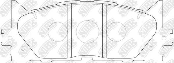 Колодки тормозные Performance TOYOTA CAMRY 2006-2011 PN1521S PN1521S NIBK