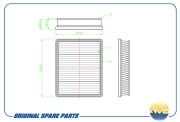 Фильтр воздушный LAND ROVER Defender 110 LDH,LDB/L316, 2,2 Td4, 2,4 Td4, 2006-20 AMD.FA879 AMD