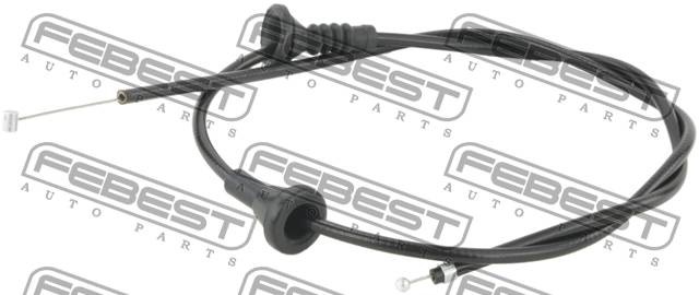 Тросик привода открывания замка капота BMW X3 E83 2006-2010 19101-E83 19101-E83 FEBEST