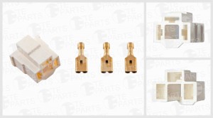 Разъём лампы H4 (комплектация: корпус, 3 клеммы) 7741143 TE PARTS