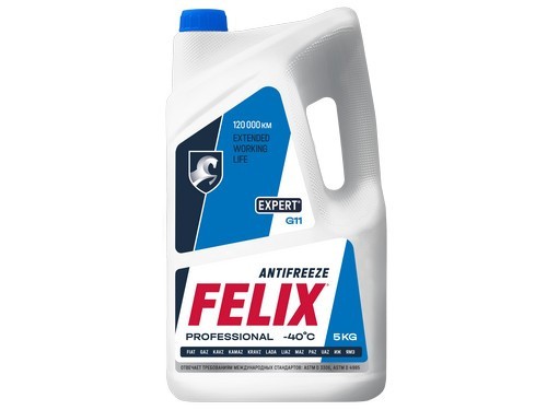 Антифриз FELIX Expert G11 -40 С синий 5 кг 430206058 FELIX