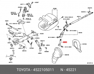 ВАЛ 45221-05011 TOYOTA