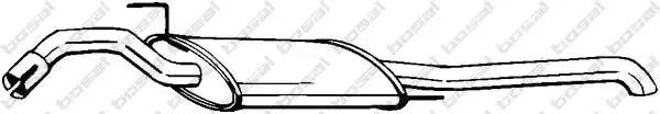 Глушитель VW Passat (93-96) задняя часть BOSAL 279-461 BOSAL
