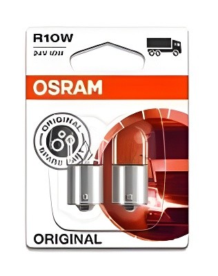 Лампа 24V R10W BA15s блистер (2шт.) OSRAM 5637-02B OSRAM