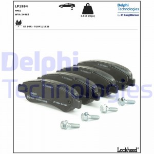 LP1994 колодки дисковые з.\ Citroen Jumper 2.2HDi 06> LP1994 DELPHI