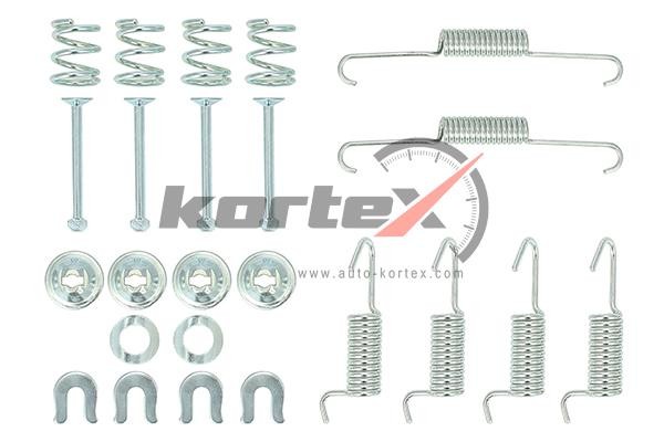 Ремкомплект барабанных колодок MITSUBISHI LANCER 03-/OUTLANDER 03-/GALANT KBD011 KBD011 KORTEX
