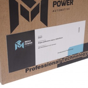 Фара рабочего света, заднего хода 100x99мм 24V MEGAPOWER 370-30-001 MEGA POWER