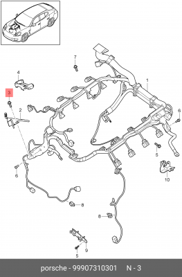 винт!\ Porsche Panamera 10-16 99907310301 PORSCHE