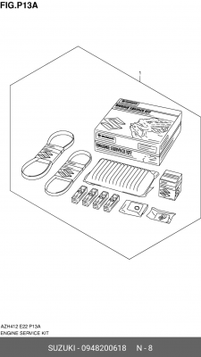 СВЕЧА SUZUKI JIMNY (NGK KR6A-10) 1.5L 09482-00618 SUZUKI