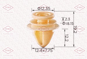 КРЕПЛЕНИЕ ОБШИВКИ ДВЕРИ Renault Logan (2005-2014) TJB1153 TATSUMI