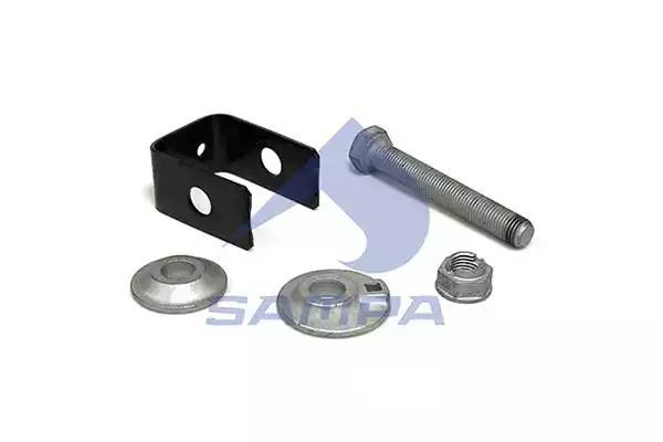 Ремкомплект SAF пальца рессоры (болт,гайка,шайба,скоба) SAMPA 075594 SAMPA