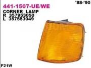 указатель поворота левый! желтый\ VW Passat B3 04/88-08/93 441-1507L-UE DEPO
