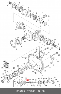 Пружина 377008 SCANIA