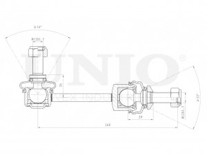 Стойка стабилизатора задняя SSP-50131 UNIO
