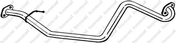 Труба приемная глушителя SUZUKI Jimny (98-04) BOSAL 451-213 BOSAL