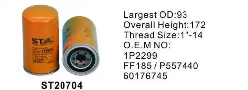 Фильтр топливный ST20704/ST20815 ST20704 STAL
